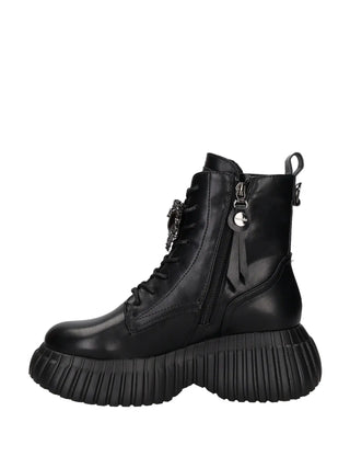 AMPHIBIAN DAMENSTIEFEL - BRACCIALINI SCHWARZ - B75 4