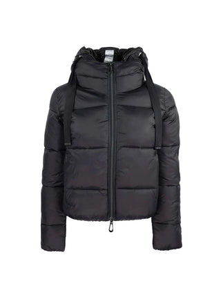 Daunenjacke für Damen – Schwarze Sonnenstreifen – 25AD104