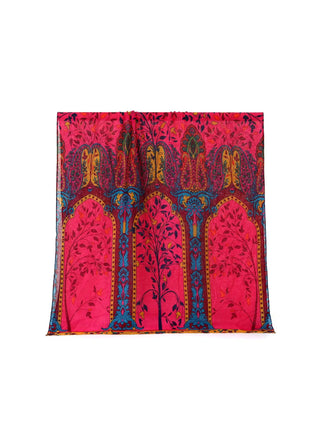 DAMENSCHAL - LUMBERJACK FUCHSIA - A813 2