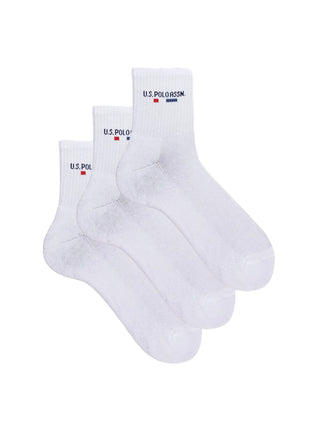 Unisex-Socken – US Polo Assn., Weiß – US217UQ