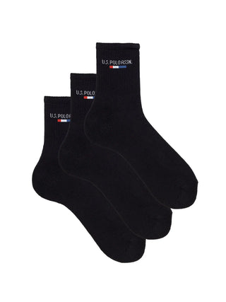 Unisex-Socken – US Polo Assn. Schwarz – US217UQ