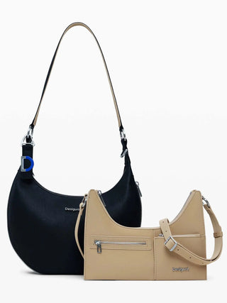 DAMEN-SCHULTERTASCHE - DESIGUAL SCHWARZ - 25WAXP49 4