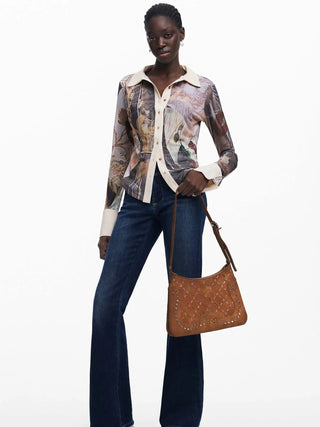 DAMEN-SCHULTERTASCHE - DESIGUAL BRAUN - 25WAXPB4 2