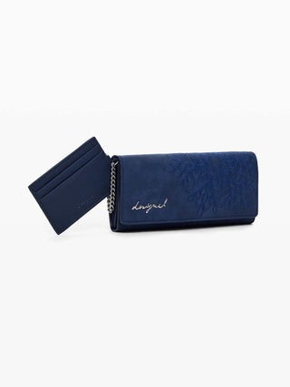 DAMENGELDBÖRSE - DESIGUAL BLAU - 25FACH P36 3