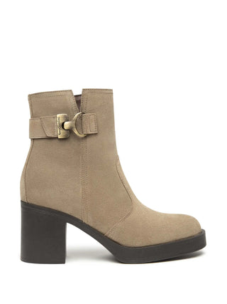Damen-Ankle-Boots - Nero Giardini Beige - I513892D