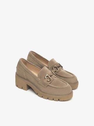 DAMEN-LOAFER - NERO GIARDINI BEIGE - I513984D 2