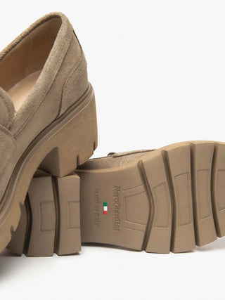 DAMEN-LOAFER - NERO GIARDINI BEIGE - I513984D 5