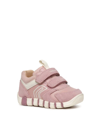 Mädchen-Sneaker - Geox Rosa-Elfenbein - B3558C 05422 2