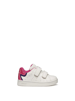 Mädchen-Sneaker - GEOX Weiß-Fuchsia - B365MA 0BCKC