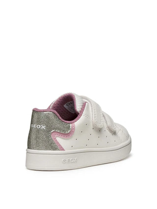 Mädchen-Sneaker - Geox Weiß-Pink - B365MA 0BCKC 4