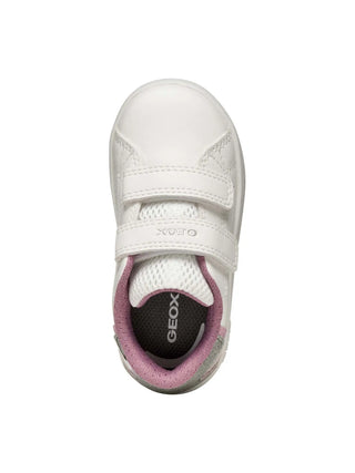 Mädchen-Sneaker - Geox Weiß-Pink - B365MA 0BCKC 5