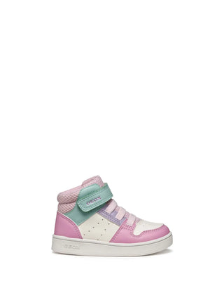 Mädchen-Sneaker - GEOX Weiß-Rosa - B465MA 000BC