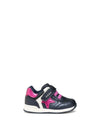 Mädchen-Sneaker - GEOX Marineblau-Fuchsia - B560LA 0NFFU 1
