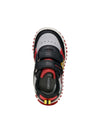 KINDER-SNEAKER - GEOX SCHWARZ-ROT - B565ZA 0BC14 6