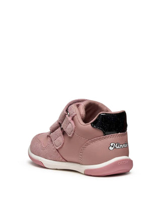 Mädchen-Sneaker - GEOX Pink-Schwarz - B566DB 05422 3