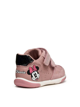Mädchen-Sneaker - GEOX Pink-Schwarz - B566DB 05422 4