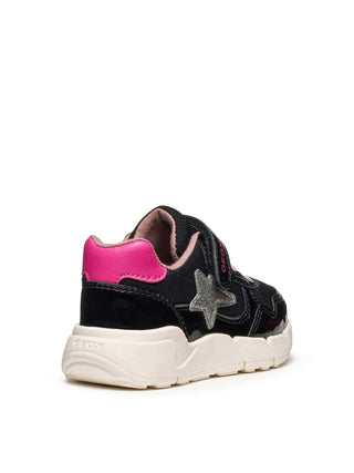 Kinder-Sneaker - GEOX Schwarz-Fuchsia - B566NB 054AS 4