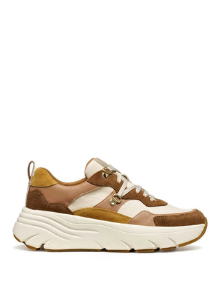 DAMEN-SNEAKER - GEOX MUD-BEIGE - D36UFE 022BC