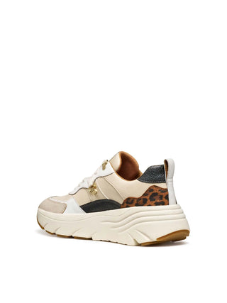 DAMEN-SNEAKER - GEOX BEIGE-COGNAC - D36UFE 05485 3