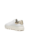 DAMEN-SNEAKER - GEOX WEISS-GOLD - D45TCD 085BN 3