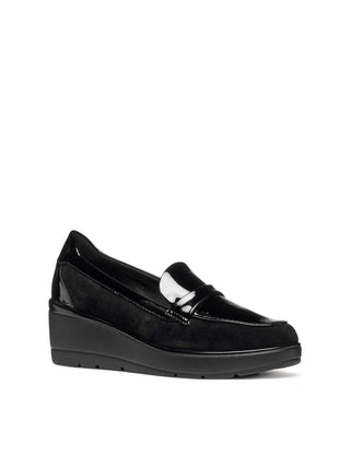 DAMEN-LOAFER - GEOX SCHWARZ - D46RAB 02202 2