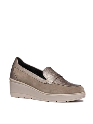 Damen-Loafer - Geox Taupe - D46RAB 0222N 2
