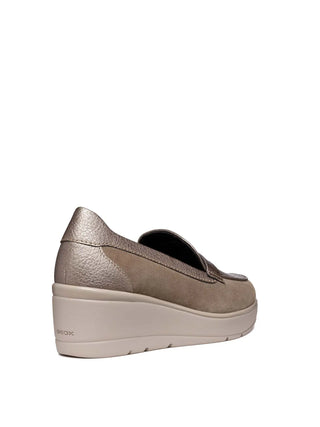 Damen-Loafer - Geox Taupe - D46RAB 0222N 4