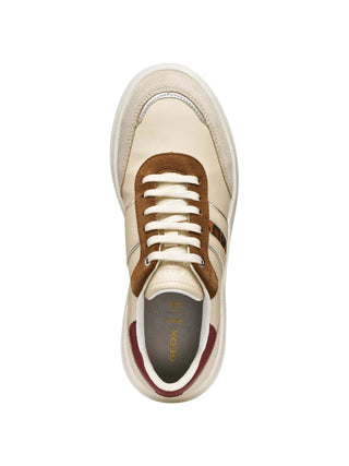 DAMEN-SNEAKER - GEOX BEIGE-TAUPE - D56WTA 0BC22 5