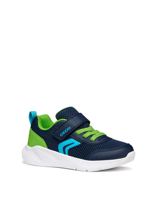 Jungen-Sneaker - GEOX Marineblau-Grün - J36GBA 01454 2