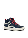 Jungen-Sneaker - GEOX Marineblau-Rot - J36HAA 022FU 2
