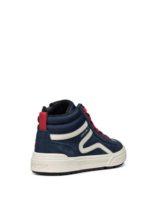 Jungen-Sneaker - GEOX Marineblau-Rot - J36HAA 022FU 4