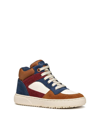 Jungen-Sneaker - GEOX Elfenbeinbraun - J46LDC 05422 2