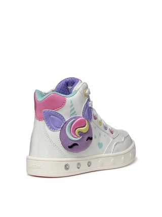 Mädchen-Sneaker - Geox Weiß-Multi - J568WD 0NFKN 5