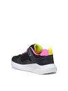 Mädchen-Sneaker - Geox Schwarz-Fuchsia - J56FWA 0BC14 3
