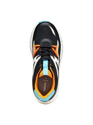 Jungen-Sneaker - GEOX Schwarz-Orange - J56H0C 054FU 5