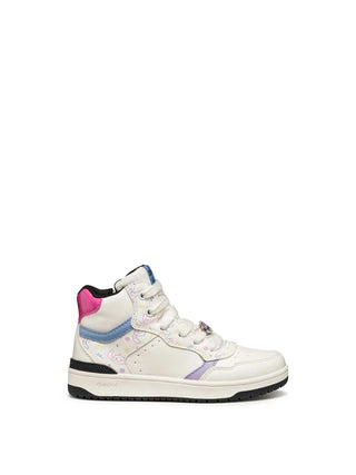 Mädchen-Sneaker - Geox Weiß-Multi - J56HXD 05404