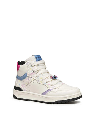 Mädchen-Sneaker - Geox Weiß-Multi - J56HXD 05404 2