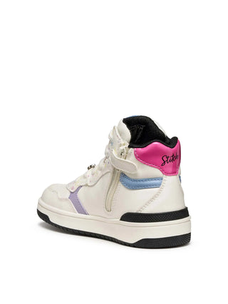 Mädchen-Sneaker - Geox Weiß-Multi - J56HXD 05404 3