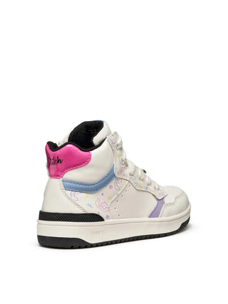 Mädchen-Sneaker - Geox Weiß-Multi - J56HXD 05404 4