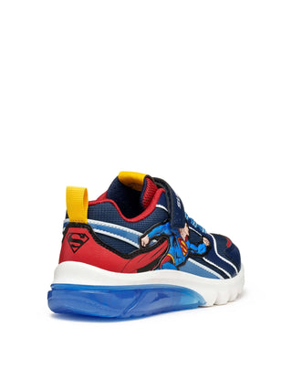 Jungen-Sneaker - GEOX Blau-Rot - J56LBD 05411 5