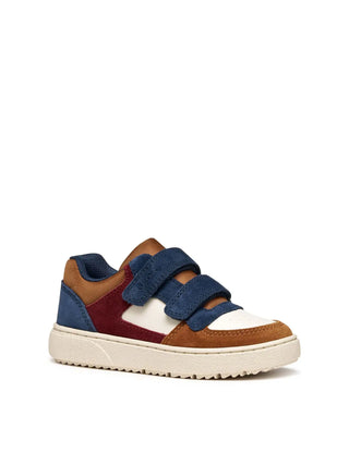 Jungen-Sneaker - Geox Elfenbeinbraun - J56LDA 05422 2