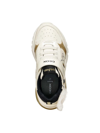 SNEAKERS FÜR JUNGEN – GEOX IVORY-PLATINUM – ​​J56LPA 0BCKN 6