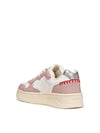Mädchen-Sneaker - GEOX Weiß-Rosa - J56NLC 000BC 3
