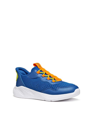 Jungen-Sneaker - Geox Blau-Orange - J56NQC 01454 2