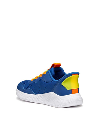 Jungen-Sneaker - Geox Blau-Orange - J56NQC 01454 3