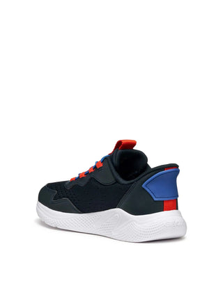 Jungen-Sneaker - Geox Marineblau-Rot - J56NQC 01454 3