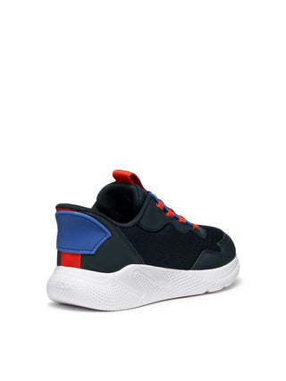 Jungen-Sneaker - Geox Marineblau-Rot - J56NQC 01454 4