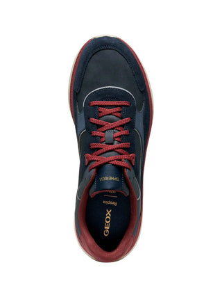 HERREN-SNEAKER - GEOX MARINEBLAU-ROT - U56HUA 0CQ22 5