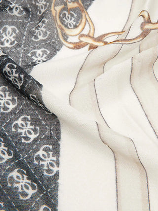 DAMENSCHAL - GUESS SCHWARZ - AW5351 VIS03 2