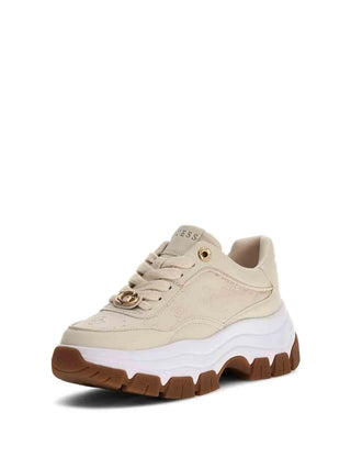 DAMEN-SNEAKER - GUESS CREAM - FLFBRT PEL12 2